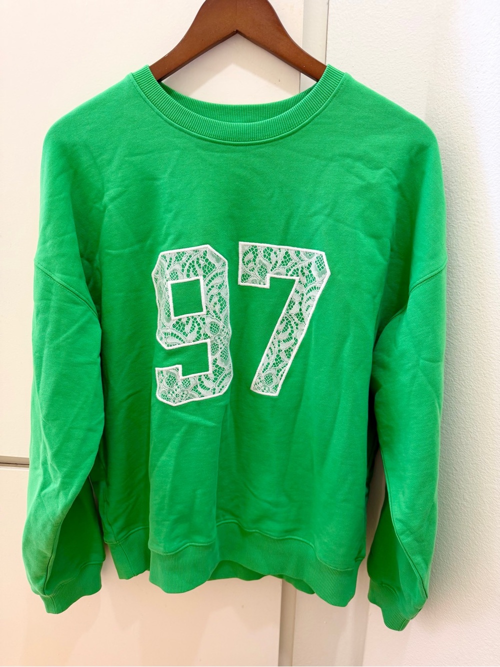 Anthropologie Beach Riot Green Sweatshirt